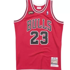 Mitchell & Ness Nba Authentic-Authentic Michael Jordan Chicago Bulls Road Finals 1997-98 Jersey