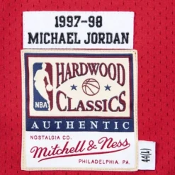 Mitchell & Ness Nba Authentic-Authentic Michael Jordan Chicago Bulls Road Finals 1997-98 Jersey