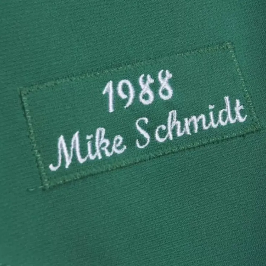 Mitchell & Ness Mlb Authentic-Authentic Mike Schmidt Philadelphia Phillies St. Patrick'S Day 1988 Jersey