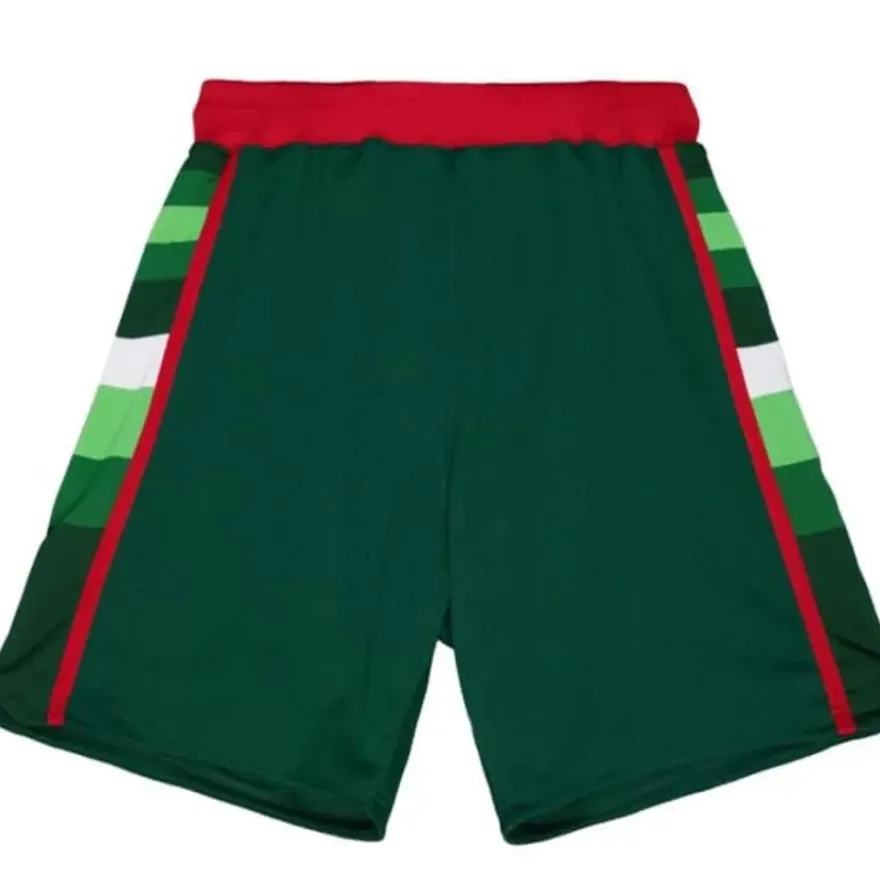 Mitchell & Ness Nba Authentic-Authentic Milwaukee Bucks Road 1983-84 Shorts