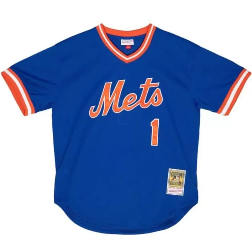 Mitchell & Ness Mlb Authentic-Authentic Mookie Wilson New York Mets 1986 Bp Jersey