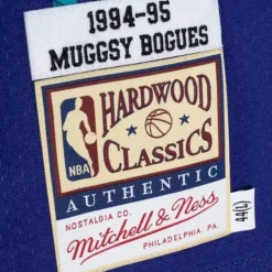 Mitchell & Ness Nba Authentic-Authentic Muggsy Bogues Charlotte Hornets Alternate 1994-95 Jersey