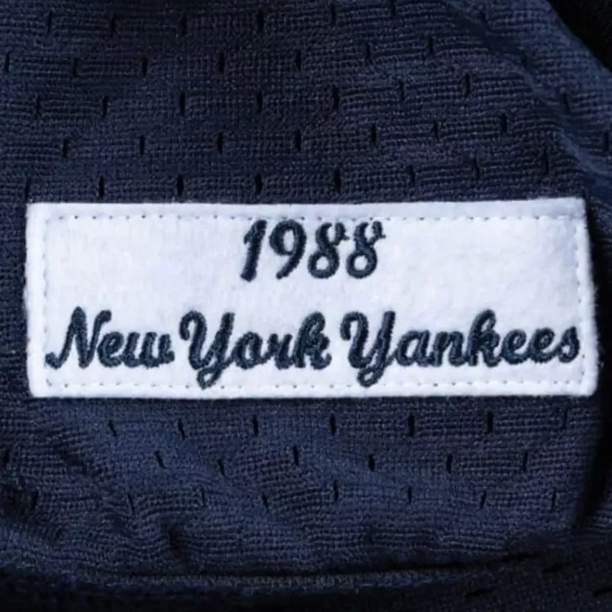 Mitchell & Ness Mlb Authentic-Authentic New York Yankees 1988 Bp 1/4 Zip Jersey