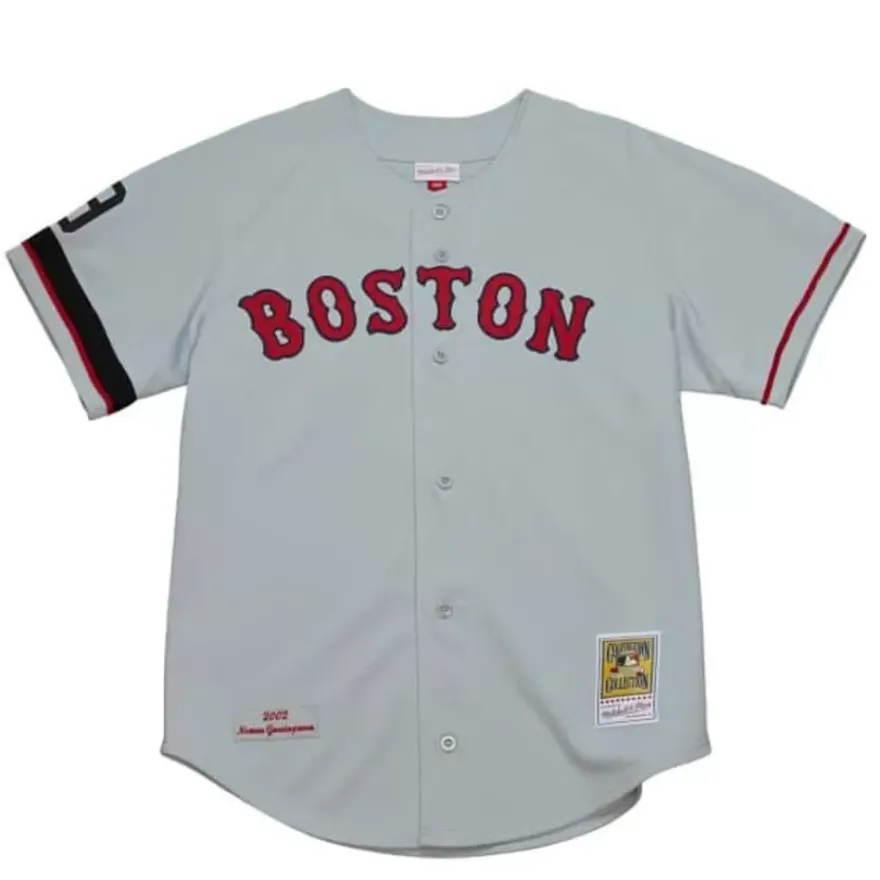 Mitchell & Ness Mlb Authentic-Authentic Nomar Garciaparra Boston Red Sox Road 2002 Jersey