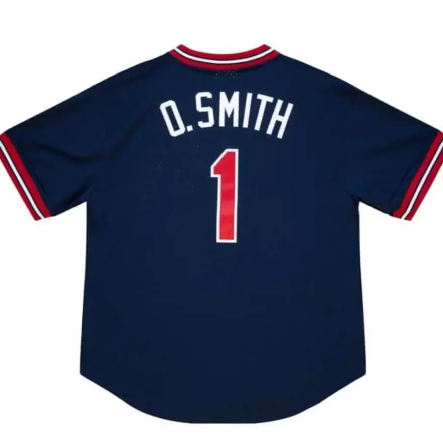 Mitchell & Ness Mlb Authentic-Authentic Ozzie Smith St. Louis Cardinals 1994 Pullover Jersey