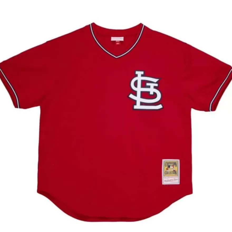 Mitchell & Ness Mlb Authentic-Authentic Ozzie Smith St. Louis Cardinals 1996 Pullover Jersey
