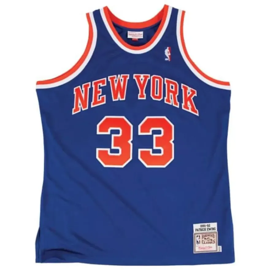 Mitchell & Ness Nba Authentic-Authentic Patrick Ewing New York Knicks 1991-92 Jersey