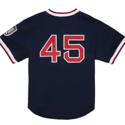 Mitchell & Ness Mlb Authentic-Authentic Pedro Martinez Boston Red Sox 1999 Bp Pullover Jersey