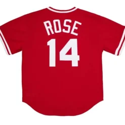 Mitchell & Ness Mlb Authentic-Authentic Pete Rose Cincinnati Reds 1984 Pullover Jersey