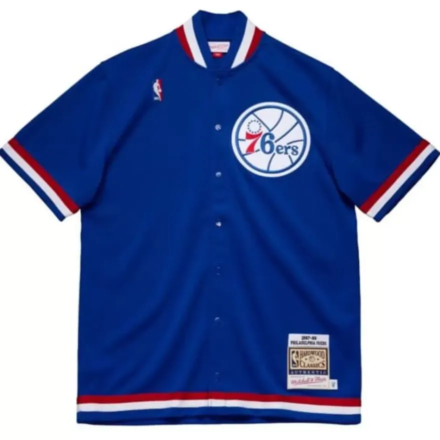 Mitchell & Ness Nba Authentic-Authentic Philadelphia 76Ers 1987-88 Shooting Shirt