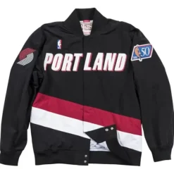 Mitchell & Ness Jackets & Outerwear-Authentic Portland Trail Blazers 1996-97 Warm Up Jacket