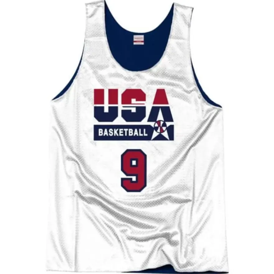 Mitchell & Ness Nba Authentic-Authentic Reversible Practice Jersey Team Usa 1992 Michael Jordan