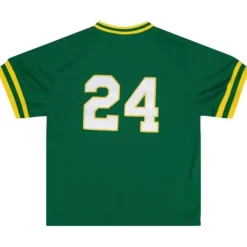 Mitchell & Ness Mlb Authentic-Authentic Rickey Henderson Oakland Athletics 1991 Pullover Jersey