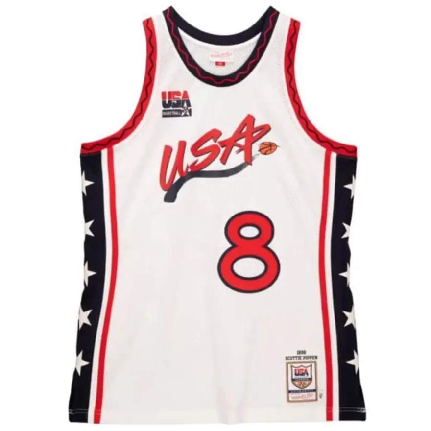 Mitchell & Ness Nba Authentic-Authentic Scottie Pippen Team Usa Mens 1996-97 Jersey