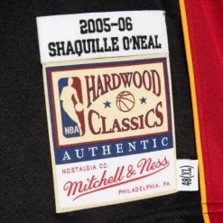 Mitchell & Ness Nba Authentic-Authentic Shaquille O'Neal Miami Heat Road 2005-06 Jersey