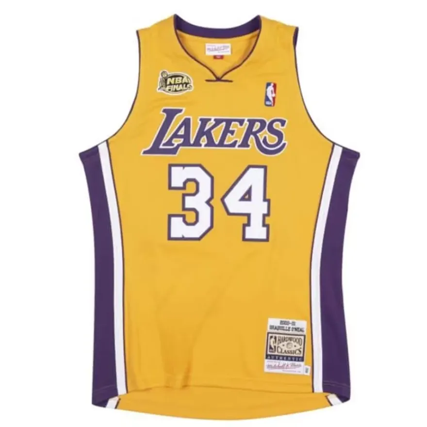 Mitchell & Ness Nba Authentic-Authentic Shaquille O'Neal Los Angeles Lakers 2000-01 Jersey