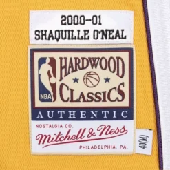 Mitchell & Ness Nba Authentic-Authentic Shaquille O'Neal Los Angeles Lakers 2000-01 Jersey