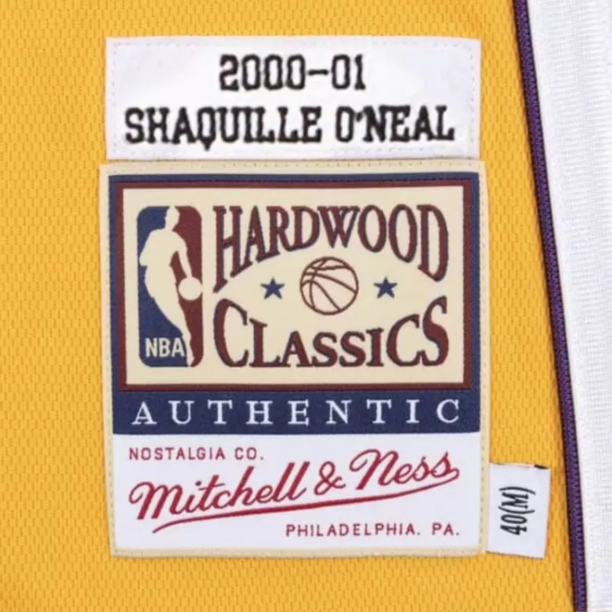 Mitchell & Ness Nba Authentic-Authentic Shaquille O'Neal Los Angeles Lakers 2000-01 Jersey