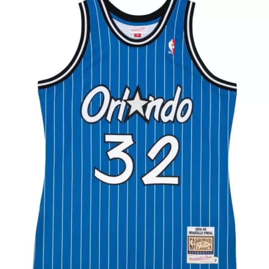 Mitchell & Ness Nba Authentic-Authentic Shaquille O'Neal Orlando Magic Road 1994-95 Jersey