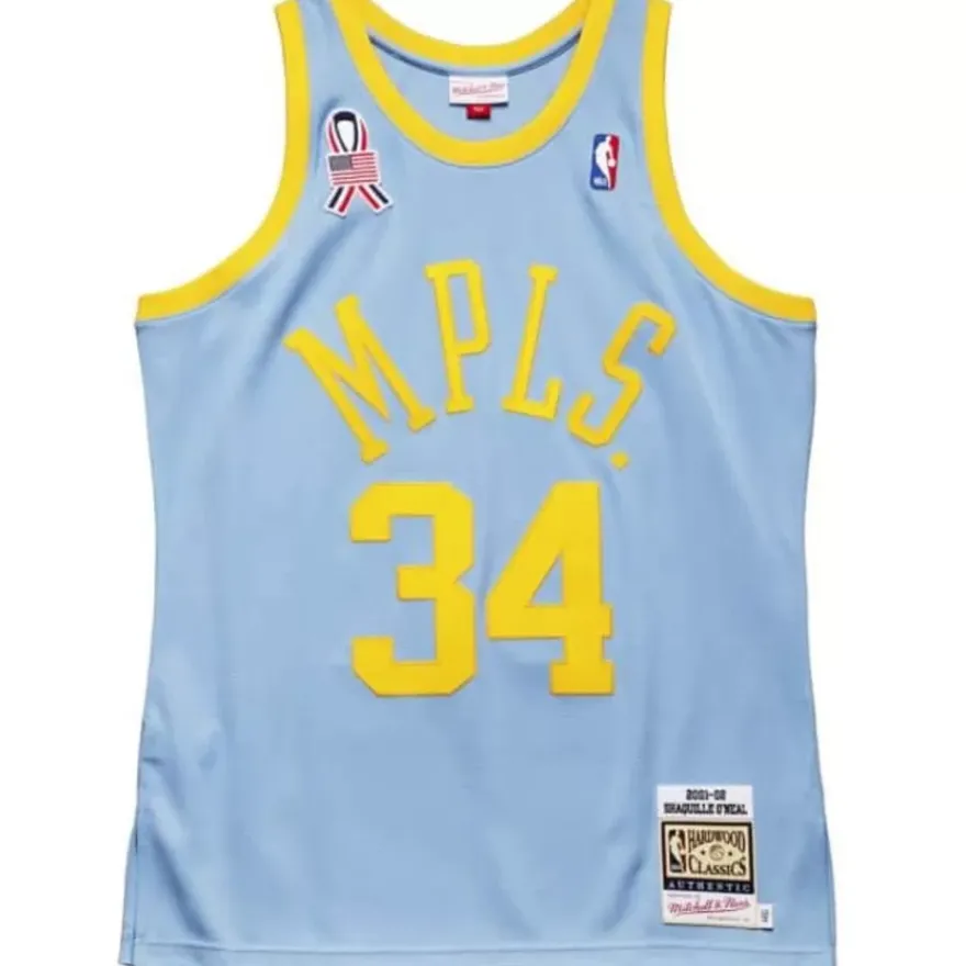 Mitchell & Ness Nba Authentic-Authentic Shaquille O'Neal Los Angeles Lakers 2001-02 Jersey