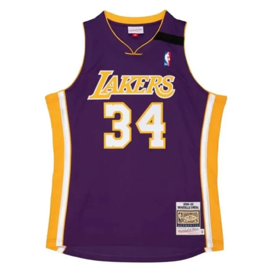 Mitchell & Ness Nba Authentic-Authentic Shaquille O'Neal Los Angeles Lakers 1999-00 Jersey