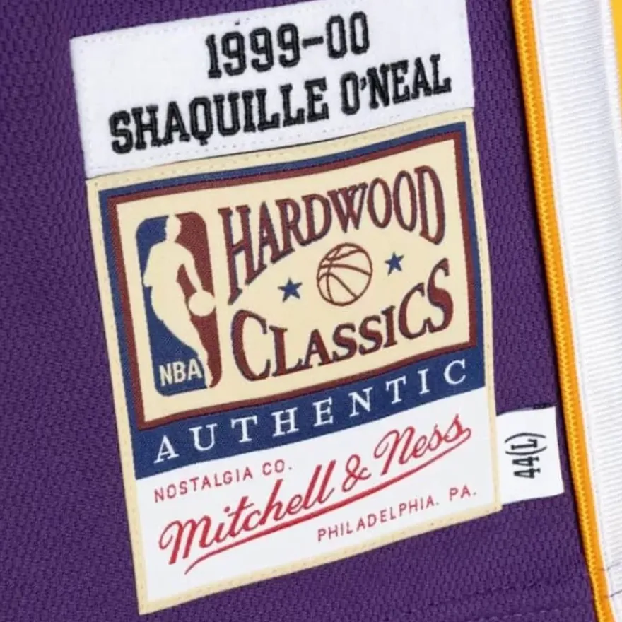 Mitchell & Ness Nba Authentic-Authentic Shaquille O'Neal Los Angeles Lakers 1999-00 Jersey