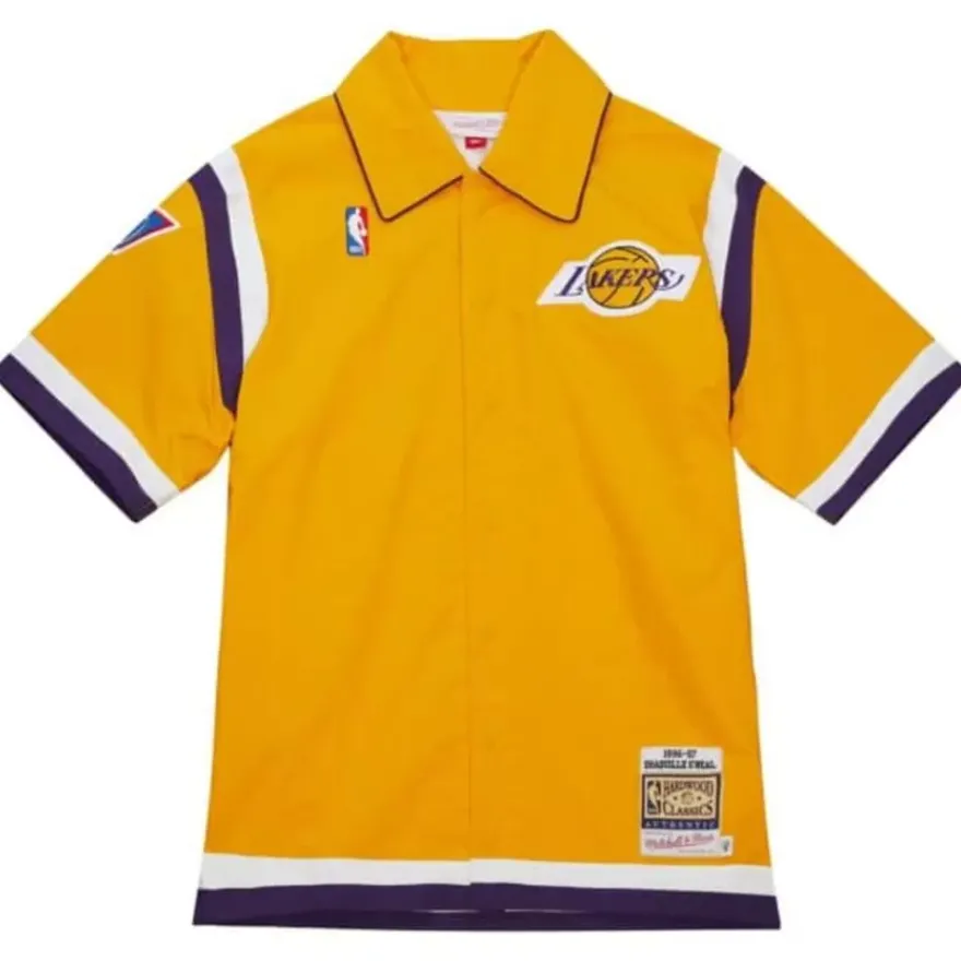 Mitchell & Ness Nba Authentic-Authentic Shaquille O'Neal Los Angeles Lakers 1996-97 Shooting Shirt