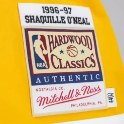 Mitchell & Ness Nba Authentic-Authentic Shaquille O'Neal Los Angeles Lakers 1996-97 Shooting Shirt