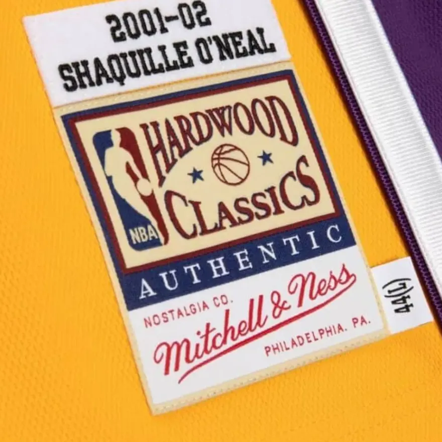 Mitchell & Ness Nba Authentic-Authentic Shaquille O'Neal Los Angeles Lakers 2001-02 Jersey