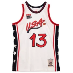 Mitchell & Ness Nba Authentic-Authentic Shaquille O'Neal Team Usa Mens 1996-97 Jersey