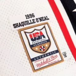 Mitchell & Ness Nba Authentic-Authentic Shaquille O'Neal Team Usa Mens 1996-97 Jersey
