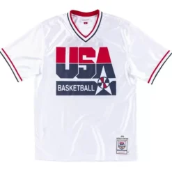 Mitchell & Ness Nba Authentic-Authentic Shooting Shirt Team Usa 1992 Patrick Ewing