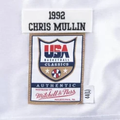 Mitchell & Ness Nba Authentic-Authentic Shooting Shirt Team Usa 1992 Chris Mullin