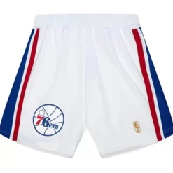 Mitchell & Ness Nba Authentic-Authentic Shorts Philadelphia 76Ers Home 1996-97
