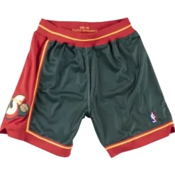 Mitchell & Ness Nba Authentic-Authentic Shorts Seattle Supersonics Road 1995-96