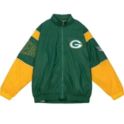 Mitchell & Ness Jackets & Outerwear-Authentic Sideline Jacket Green Bay Packers