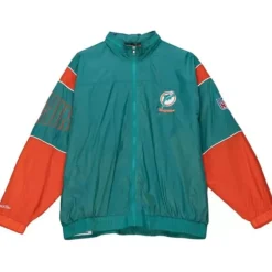 Mitchell & Ness Jackets & Outerwear-Authentic Sideline Jacket Miami Dolphins