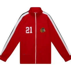 Mitchell & Ness Jackets & Outerwear-Authentic Stan Mikita Chicago Blackhawks 1971 Warm Up Jacket