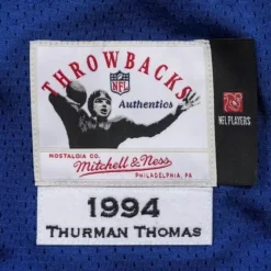 Mitchell & Ness Nfl Authentic-Authentic Thurman Thomas Buffalo Bills 1994 Jersey