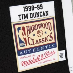 Mitchell & Ness Nba Authentic-Authentic Tim Duncan San Antonio Spurs 1998-99 Jersey