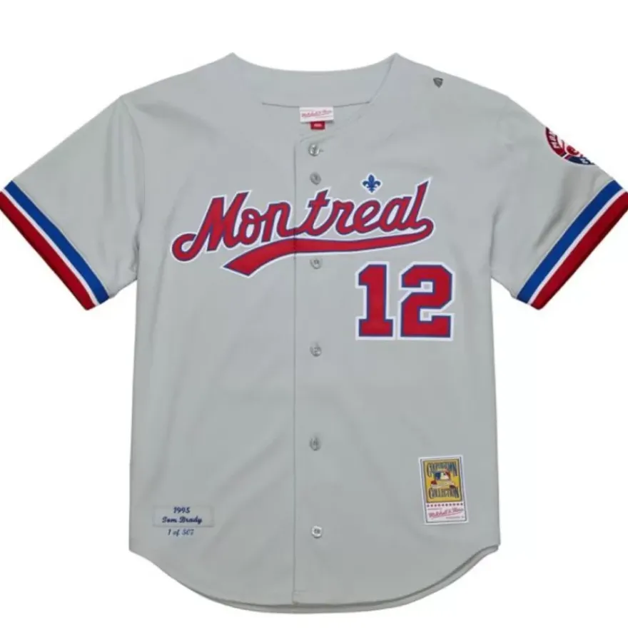 Mitchell & Ness Mlb Authentic-Authentic Tom Brady Montreal Expos Road 1995 Jersey