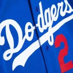 Mitchell & Ness Mlb Authentic-Authentic Tommy Lasorda Los Angeles Dodgers 1995 Button Front Jersey