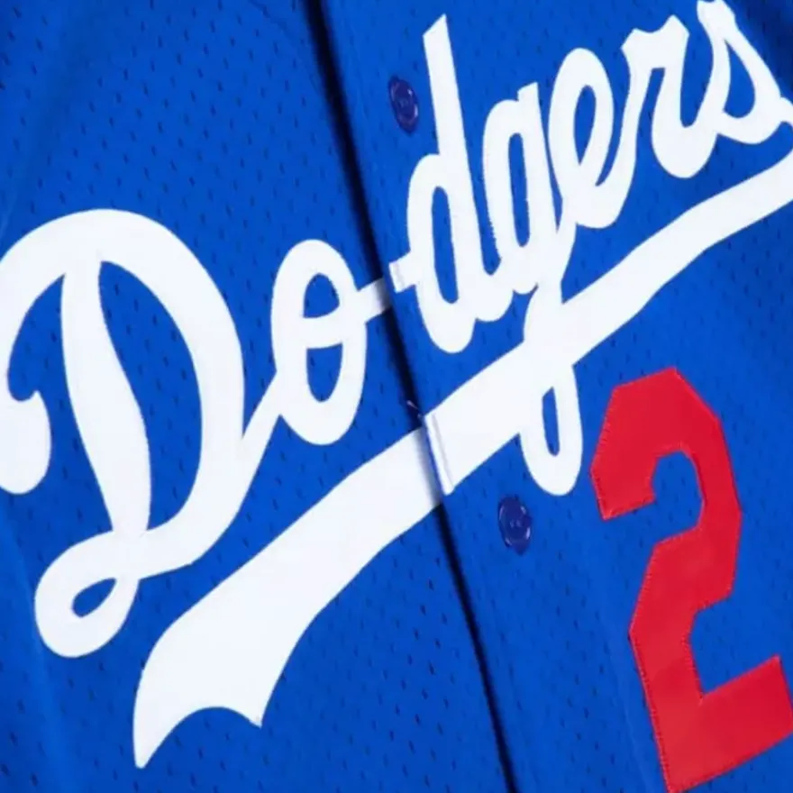 Mitchell & Ness Mlb Authentic-Authentic Tommy Lasorda Los Angeles Dodgers 1995 Button Front Jersey