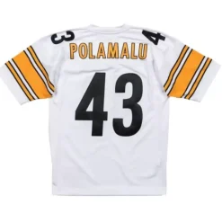 Mitchell & Ness Nfl Authentic-Authentic Troy Polamalu Pittsburgh Steelers Jersey