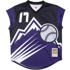 Mitchell & Ness Mlb Authentic-Authentic Turn Ahead The Clock Jersey Colorado Rockies 1999 Todd Helton