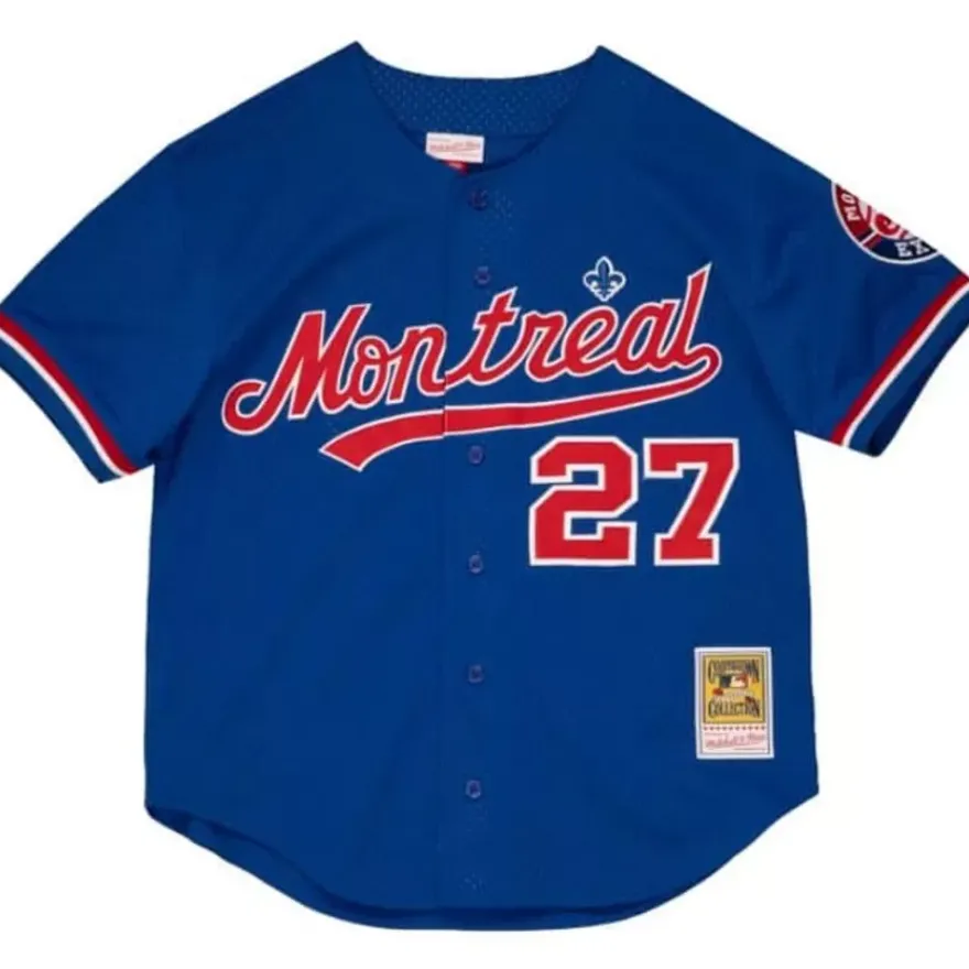 Mitchell & Ness Mlb Authentic-Authentic Vladimir Guerrero Montreal Expos 1997 Bp Button Front Jersey
