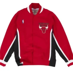 Mitchell & Ness Jackets & Outerwear-Authentic Warm Up Jacket Chicago Bulls 1992-93