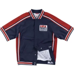 Mitchell & Ness Jackets & Outerwear-Authentic Warm Up Jacket Team Usa 1992 Magic Johnson
