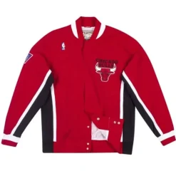 Mitchell & Ness Jackets & Outerwear-Authentic Warm Up Jacket Chicago Bulls 1996-97