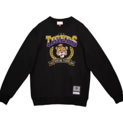 Mitchell & Ness Hoodies & Sweatshirts-Baseline Crew Louisiana State University